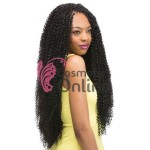 Extensii de par Afro Kinky Curly Hair Bundles cu Closure de 50 cm Ombre Brunet-Silver Grey Cod T-SGREY